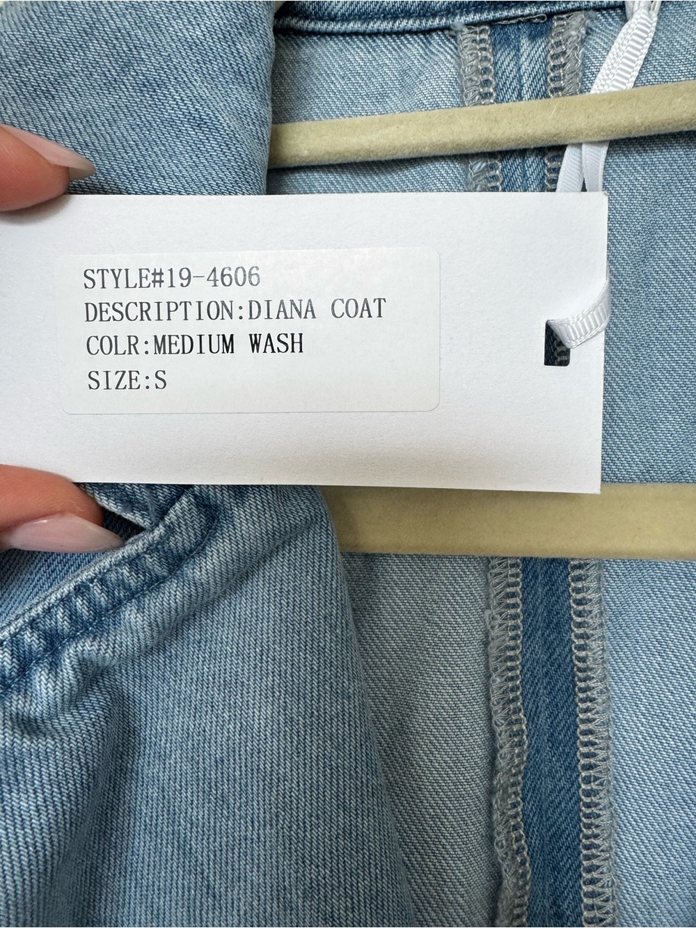 Torn by Ronny Kobo Long Denim jacket - Picture 3 of 5